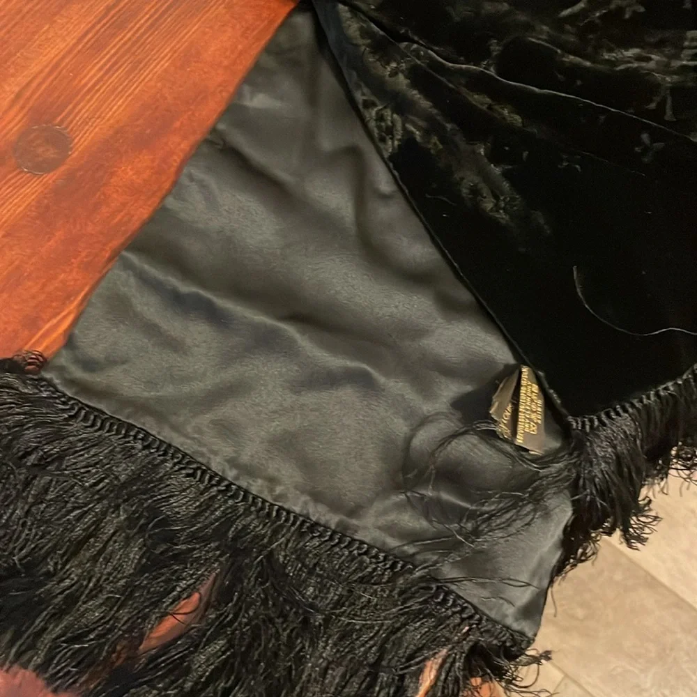 Louis Vuitton black scarf